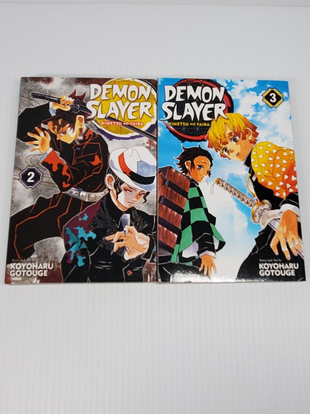 Demon Slayer Manga Volumes 2 and 3, Koyoharu Gotouge English Edition